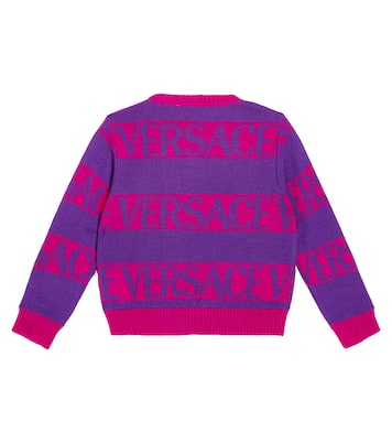 Baby Pullover Versace Allover aus Wolle | Versace Kids