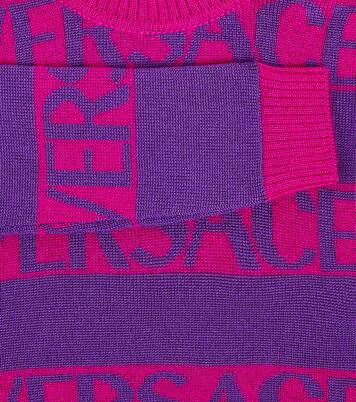 Baby Pullover Versace Allover aus Wolle | Versace Kids