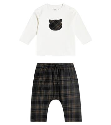 Baby checked top and pants set | Il Gufo
