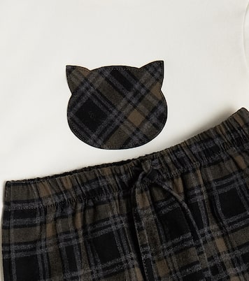 Baby checked top and pants set | Il Gufo