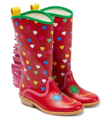 Printed fringed cowboy boots | Stella McCartney Kids