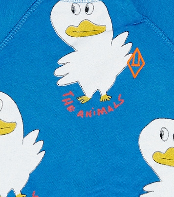 Baby Duck printed cotton sweatshirt | The Animals Observatory
