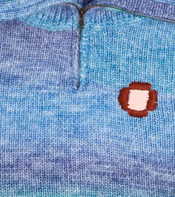 Flower half-zip sweater | Jellymallow