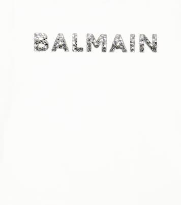 Logo cotton jersey T-shirt | Balmain Kids