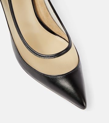 River leather and mesh pumps | Khaite