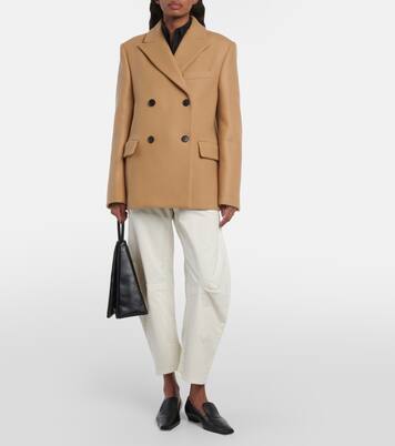 Abrigo cruzado Vianney de lana virgen | Nili Lotan