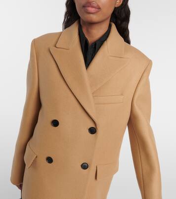 Abrigo cruzado Vianney de lana virgen | Nili Lotan