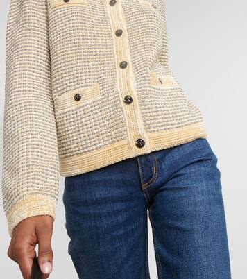 Cardigan Kendra aus Samt | Tory Burch