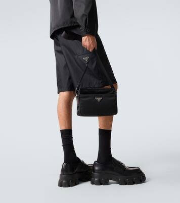 Re-Nylon and leather shoulder bag | Prada
