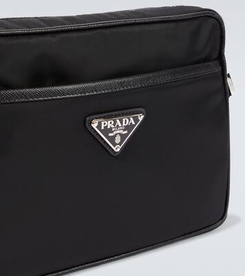 Re-Nylon and leather shoulder bag | Prada