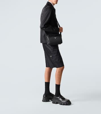 Re-Nylon and leather shoulder bag | Prada