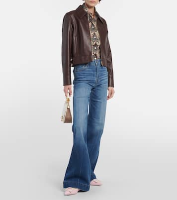 Gommettine Ball patent leather ballet flats | Roger Vivier