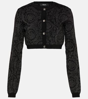 Cropped-Cardigan Barocco | Versace