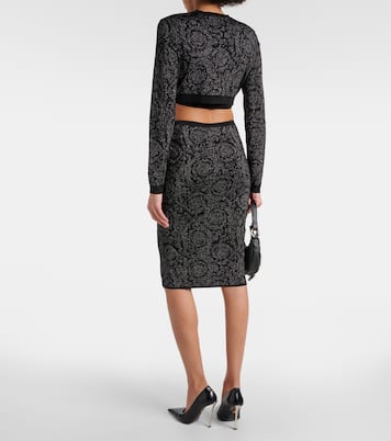Cropped-Cardigan Barocco | Versace