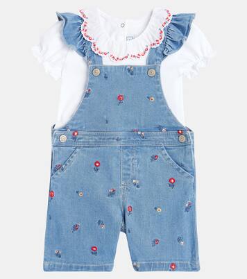 Baby Set aus Latzhose und Body | Tartine et Chocolat