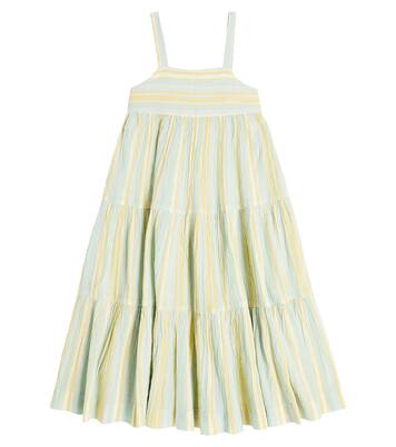 Cora striped cotton crêpe dress | Bonpoint