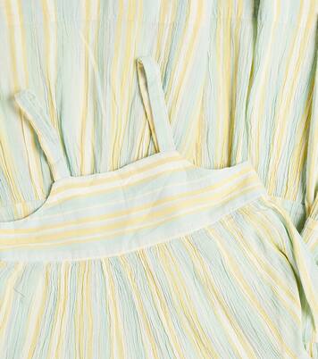 Cora striped cotton crêpe dress | Bonpoint