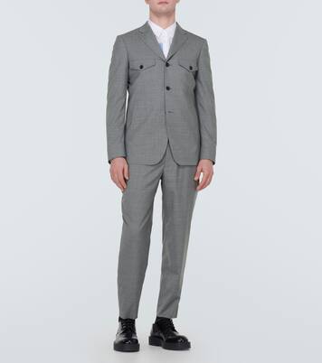 Checked wool blazer | Comme des Garçons Homme Deux
