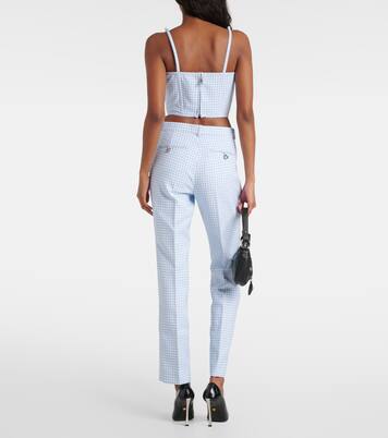 Bustier-Top Medusa '95 aus Schurwolle | Versace