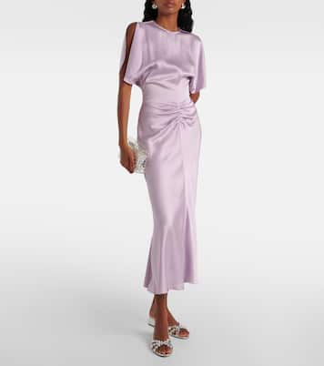 Crystal Mirage缀饰皮革穆勒鞋 | Aquazzura