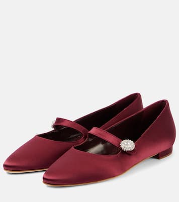 Marijanaflat embellished Mary Jane flats | Manolo Blahnik