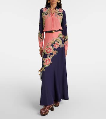 Bedrucktes Hemd aus Seide | Etro