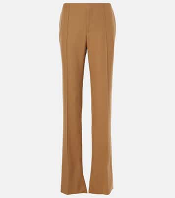 Gerade Mid-Rise-Hose aus Wolle | Chloé