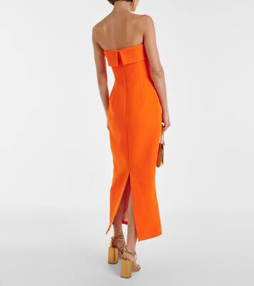 Robe bustier Keeley en crêpe | Emilia Wickstead