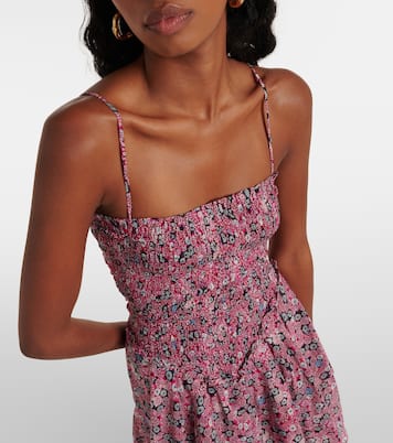 Robe Anka imprimée en coton | Marant Etoile