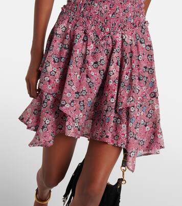 Robe Anka imprimée en coton | Marant Etoile