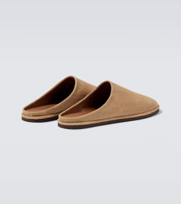 Suede mules | Auralee