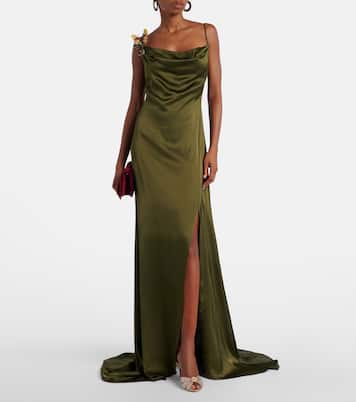 Sandales Italian Flirt 75 en cuir à ornements | Aquazzura