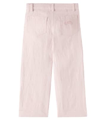 Pantaloni Gersande in cotone e lino | Bonpoint