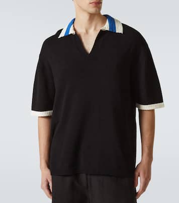 Polo de croché de mezcla de algodón | Commas