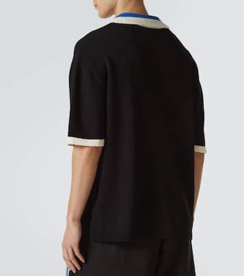 Polo de croché de mezcla de algodón | Commas