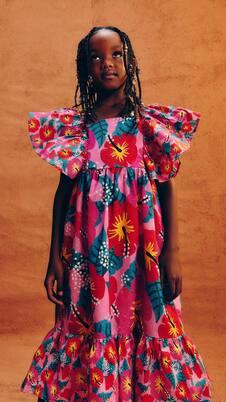 Chita Plim printed cotton dress | Fábula