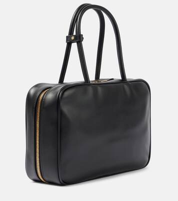 Medium leather tote bag | Miu Miu