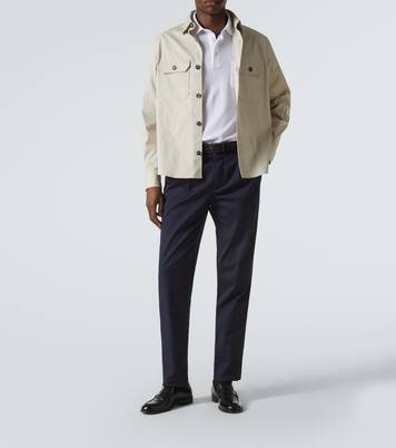 Logo cotton polo shirt | Zegna