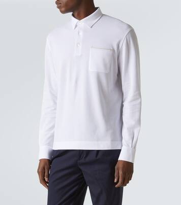 Logo cotton polo shirt | Zegna
