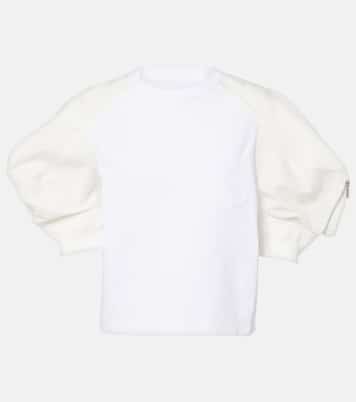 Top aus einem Baumwollgemisch | Sacai