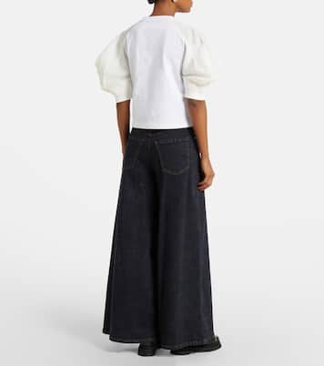 Top aus einem Baumwollgemisch | Sacai