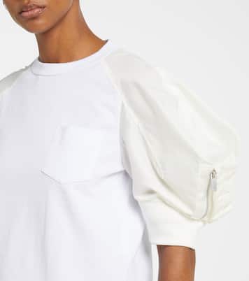 Top aus einem Baumwollgemisch | Sacai