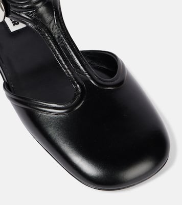 Leather Mary Jane flats | Jil Sander