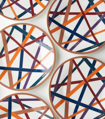Nastri set of 6 dessert plates | Missoni