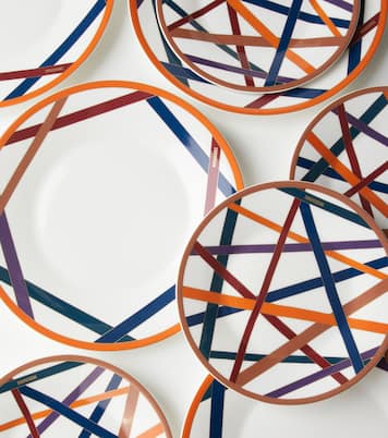 Nastri set of 6 dessert plates | Missoni