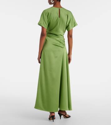 Robe longue Marabella en satin | Simkhai