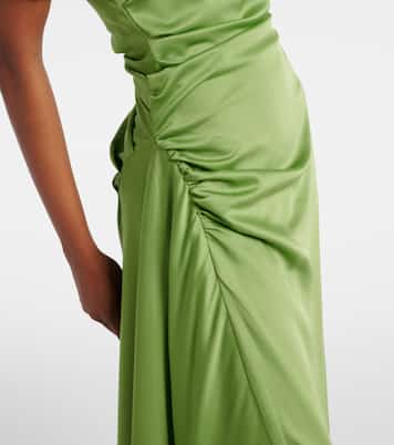 Robe longue Marabella en satin | Simkhai