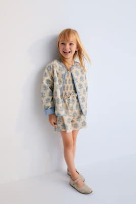 Bedruckte Jacke Kyra aus Baumwolle | The New Society