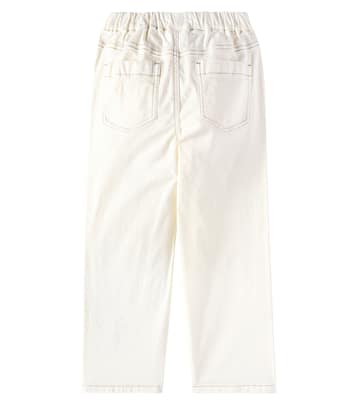 JM cotton-blend straight pants | Jellymallow