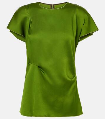 Top aus Satin | Victoria Beckham
